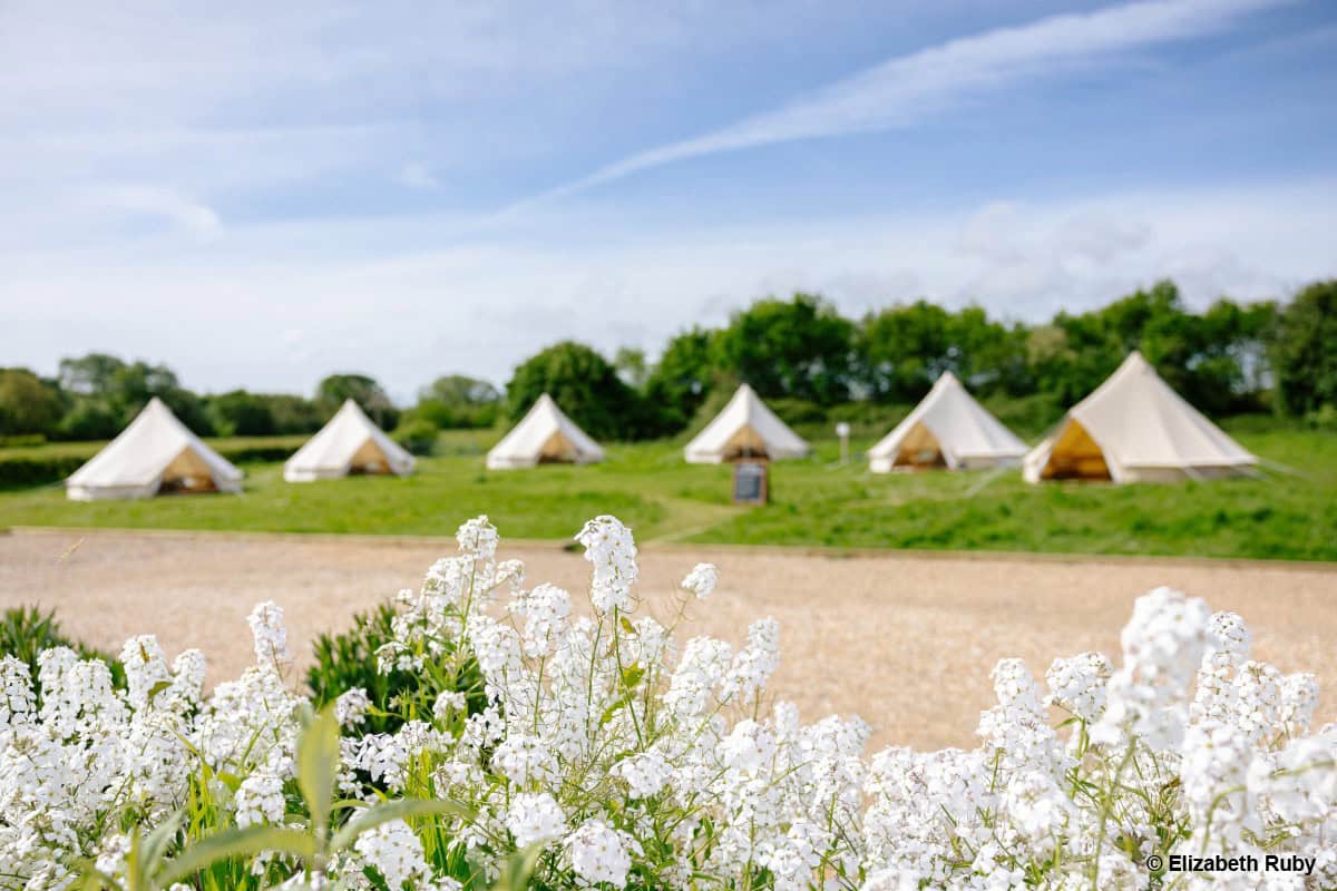 Bell tents photo: Elizabeth Ruby